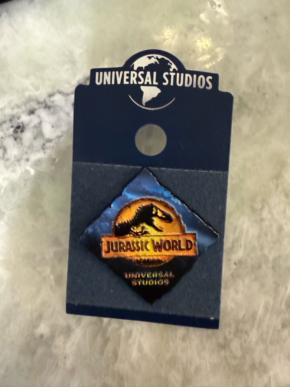 Universal Studios Jurassic World Kids Enamel Pin - Black & Gold